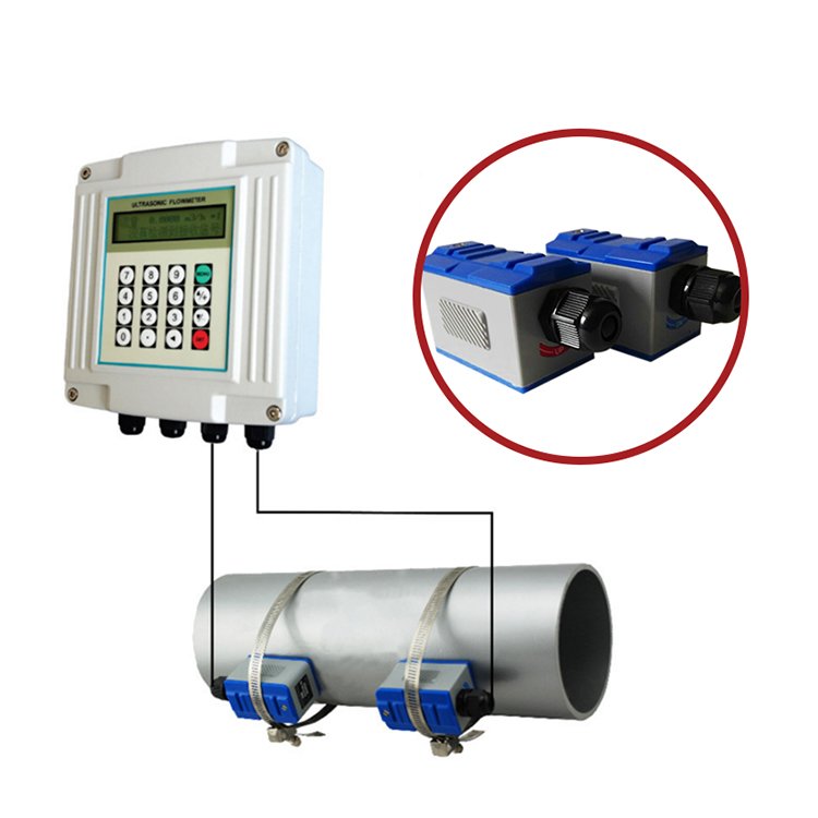 Modbus Ultrasonic Flow Meter Digital Ultrasonic Flow Detector Digital Ultrasonic Flow Detector