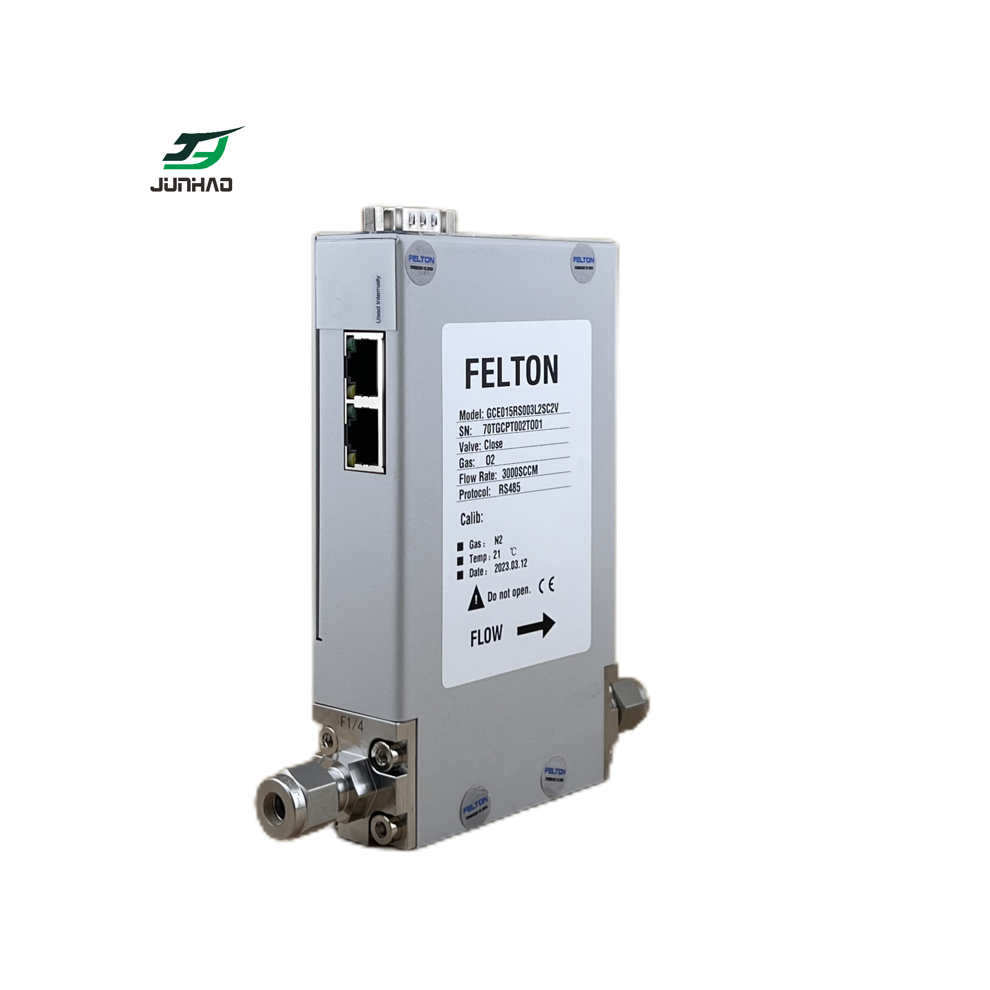 Modularity Air Quality Monitoring Microstation Nitrogen Gas Flow Control Meter Gas Mass Flow Controller