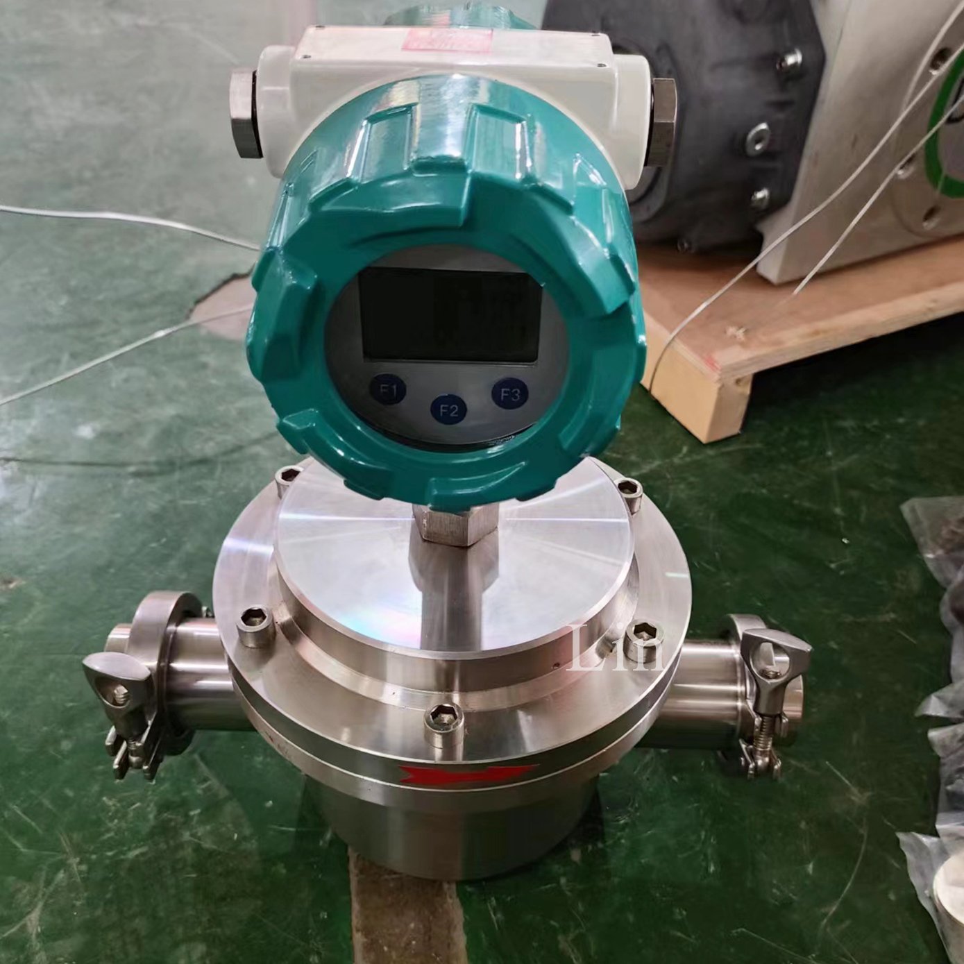 High Pressure SS304 Pulse Output 3/4 Flowmeter Food Grade 3 Inch Mirco Liquid Oil Flow Meter for Honey Oval Gear