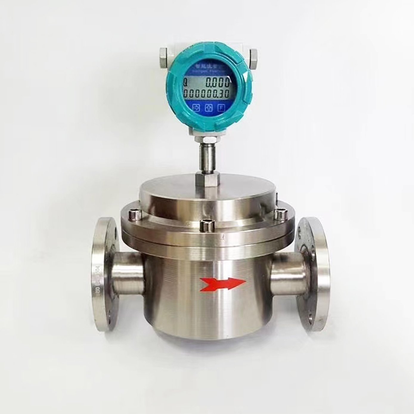 High Pressure SS304 Pulse Output 3/4 Flowmeter Food Grade 3 Inch Mirco Liquid Oil Flow Meter for Honey Oval Gear