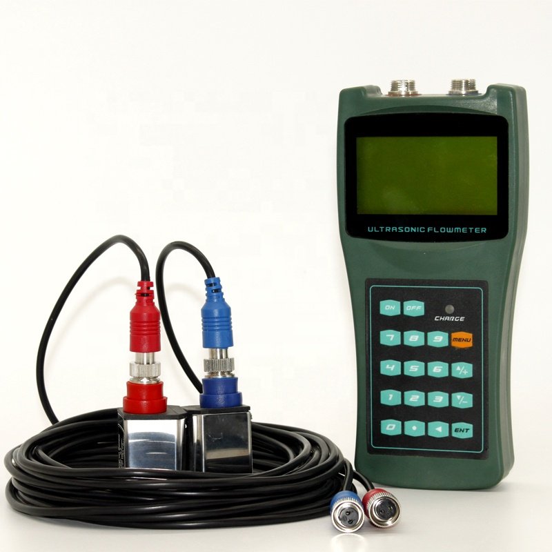 Portable Ultrasonic Doppler Flow Meter For Waste Water Handheld Ultrasonic Flow Meter