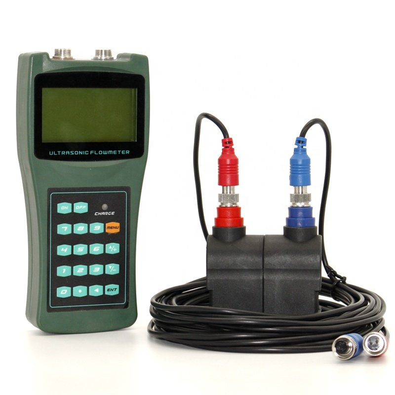 Portable Ultrasonic Doppler Flow Meter For Waste Water Handheld Ultrasonic Flow Meter