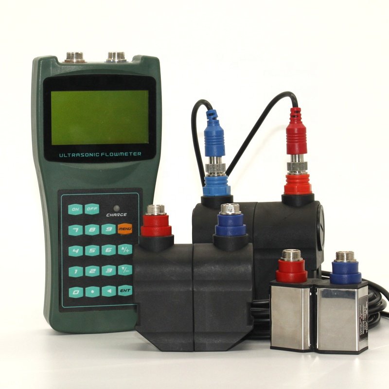 Portable Ultrasonic Doppler Flow Meter For Waste Water Handheld Ultrasonic Flow Meter