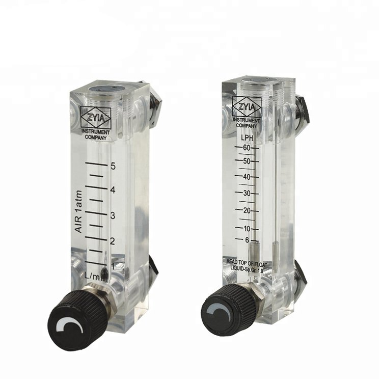 Chemical Glass Tube Portable Flow Meter for RO System Pure Water