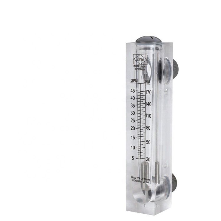 Chemical Glass Tube Portable Flow Meter for RO System Pure Water