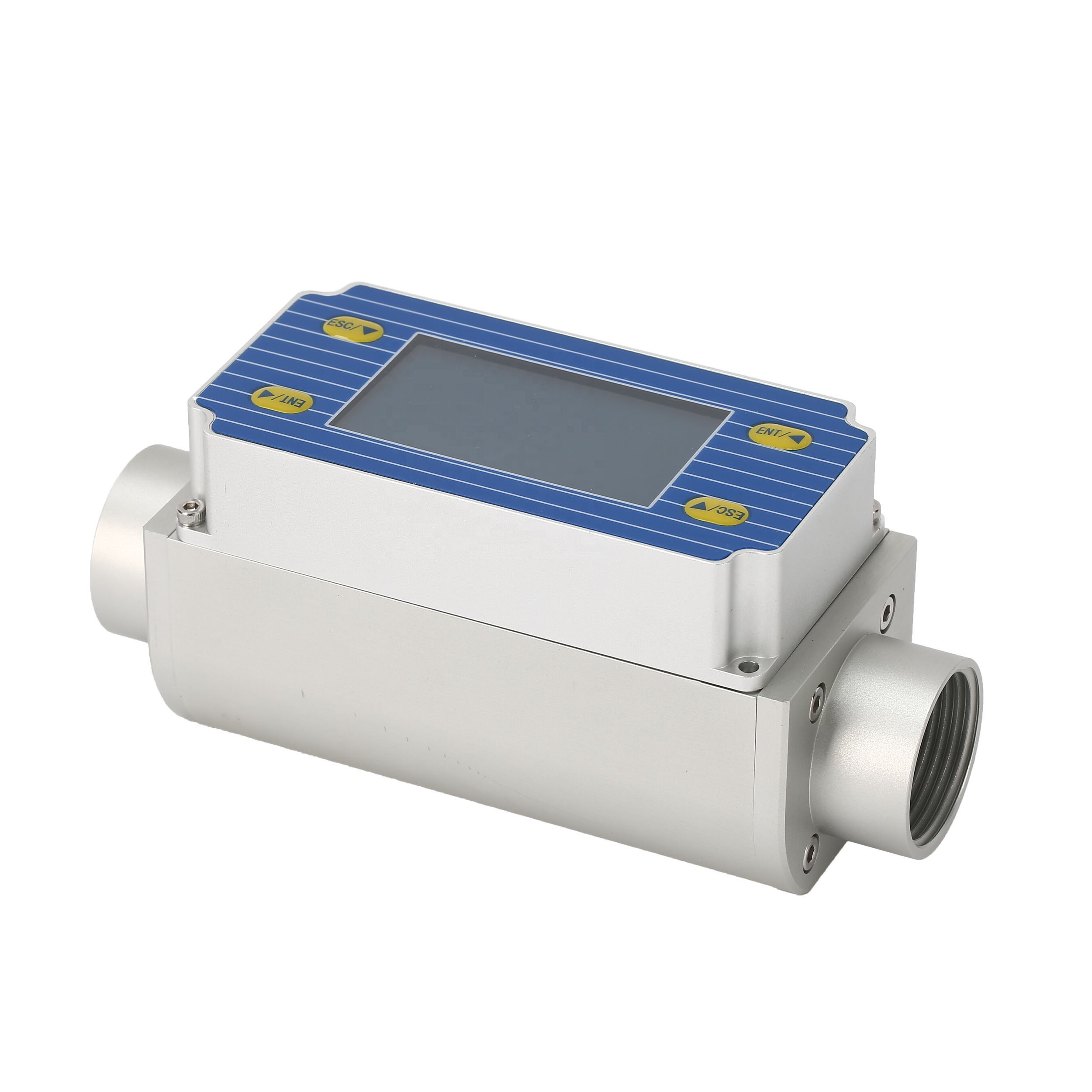 ESMP001 High Sensitivity LCD Digital Hydrogen Argon Gas Mass Flow Meter , Compressed Air Controller Thermal Mass Flowmeter