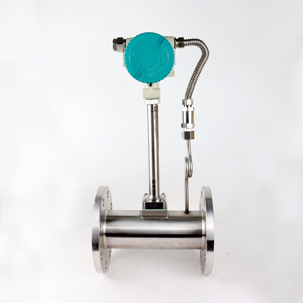 Popular Options Steam Gas Compressed Air Nitrogen Argon Natural Gas Flow Meter 2" Digital Vortex Flow Meter