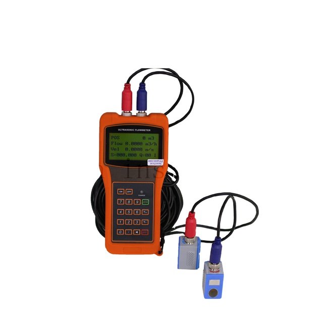DN15-6000mm TUF-2000H Digital Flowmeter Non Contact Ultrasonic Flow Meter Portable Flowmeter