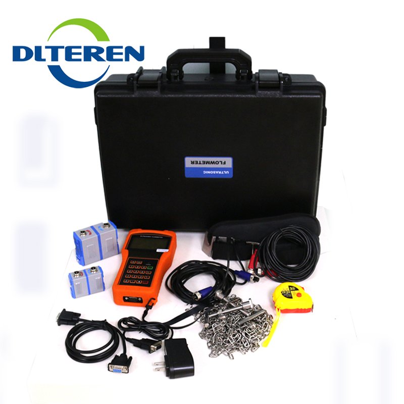 DN15-6000mm TUF-2000H Digital Flowmeter Non Contact Ultrasonic Flow Meter Portable Flowmeter