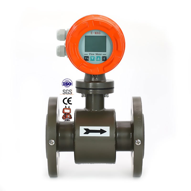 DN15 50 High Quality Stainless Steel Electromagnetic Flowmeter Magnetic Integral Flow Meter Gas Oil Liquid Air OEM Customizable