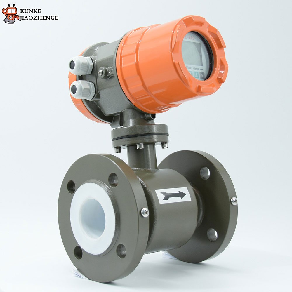 DN15 50 High Quality Stainless Steel Electromagnetic Flowmeter Magnetic Integral Flow Meter Gas Oil Liquid Air OEM Customizable