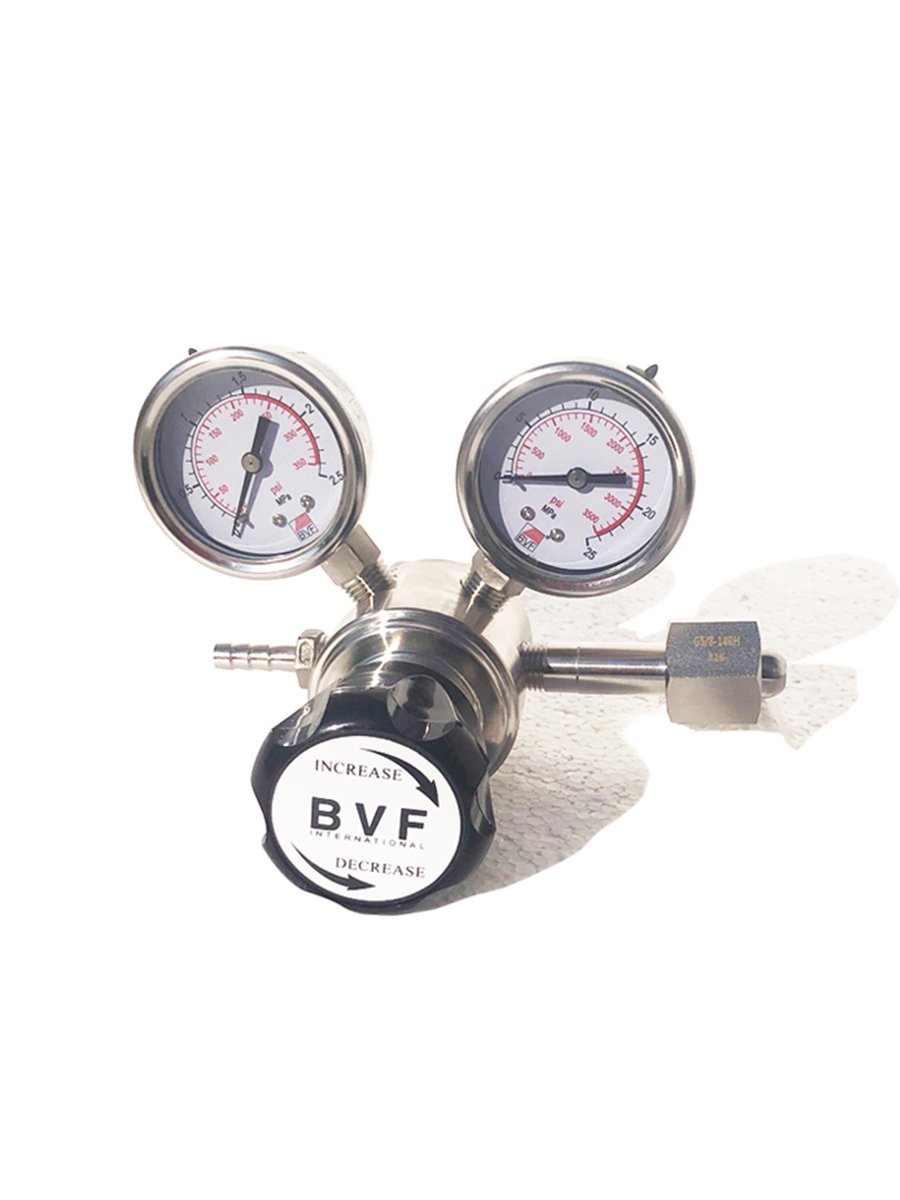 BVF BP1 Diaphragm Type Back Pressure Valve, Low Pressure and High Sensitivity Pressure Regulator
