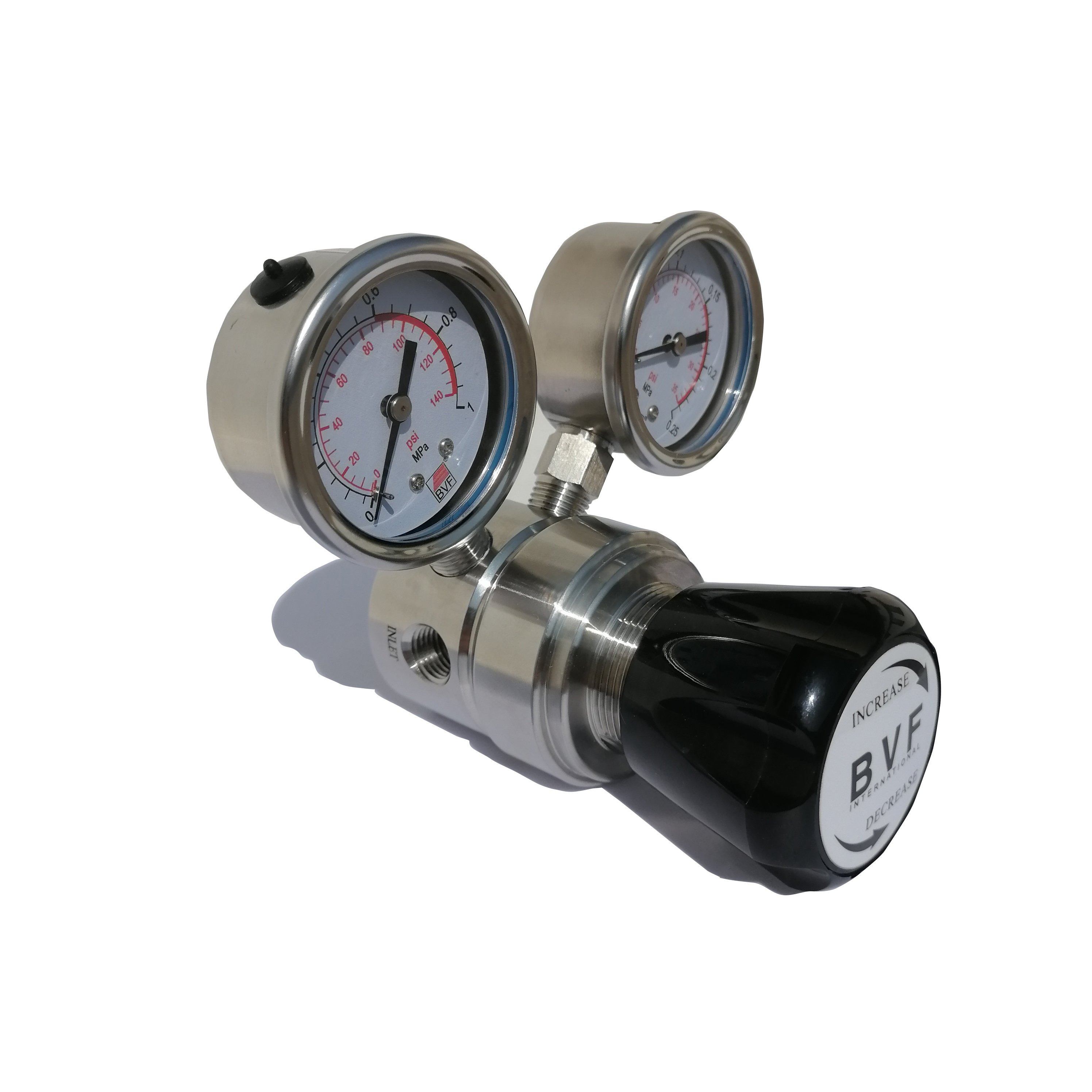 BVF BP1 Diaphragm Type Back Pressure Valve, Low Pressure and High Sensitivity Pressure Regulator