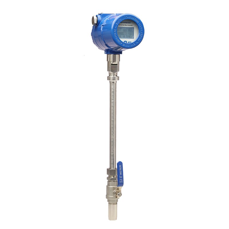 Compressed Air Flow Meter OLED Display Thermal Gas Mass Flow Meter