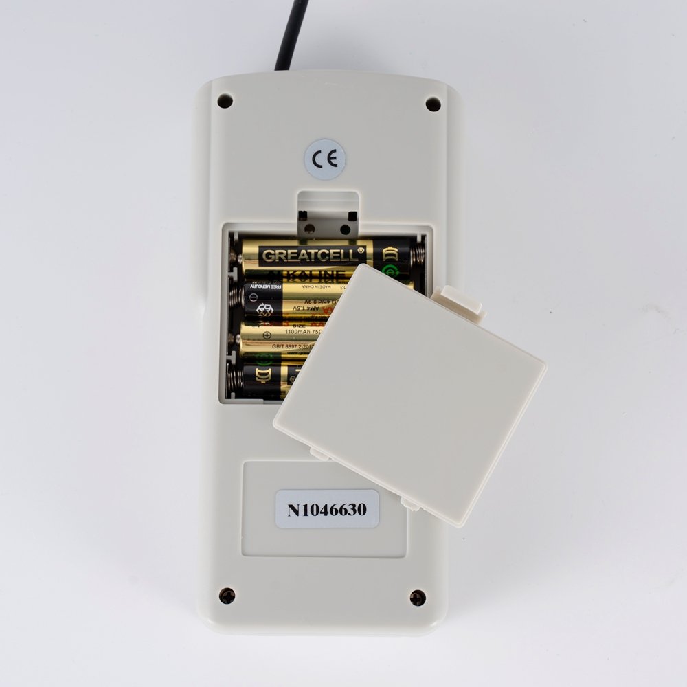 AA-136A Digital Wind Speed Measurement Temperature Tester Handheld Anemometer Lcd Display Air Flow Speed Wind Meter