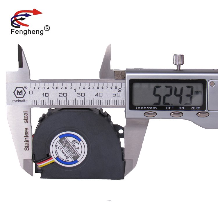High Velocity 50mm 5cm Ventilation Centrifugal Blower 5010 DC 12V 24V Smart Intelligent Toilet Exhaust Fan