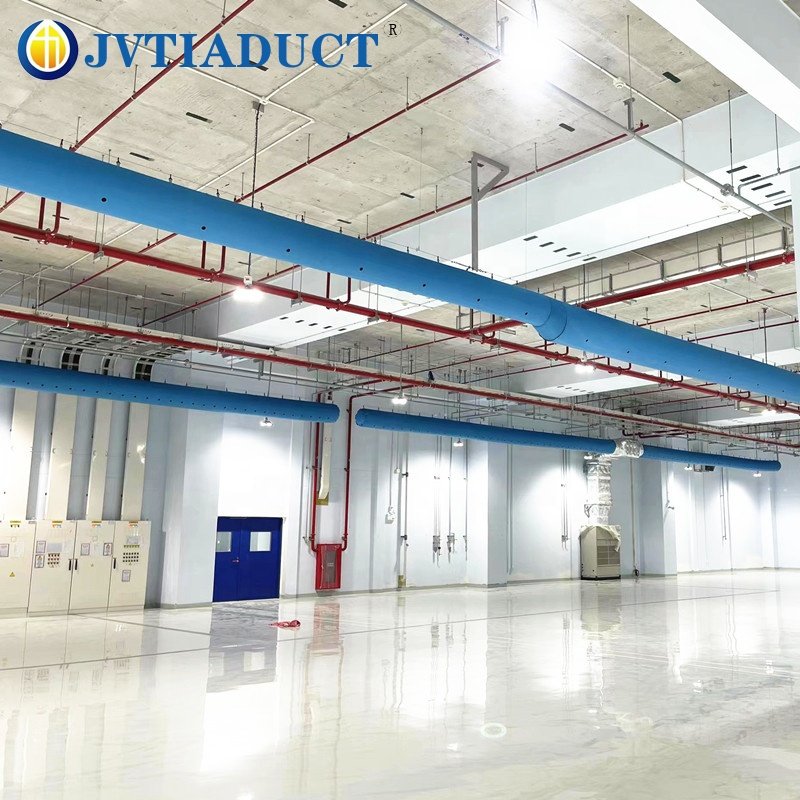 Industrial Design Flexible HVAC Air Distribution System Textile Ducting for Outdoor Ventilation & Heating for Hospital Use