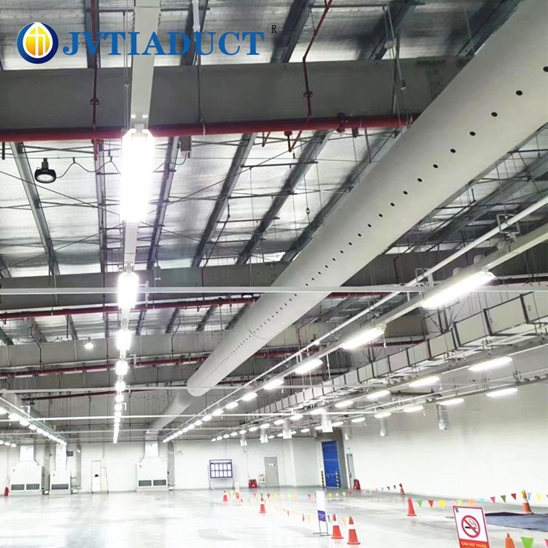 Industrial Design Flexible HVAC Air Distribution System Textile Ducting for Outdoor Ventilation & Heating for Hospital Use
