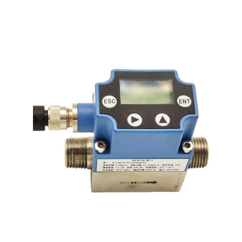 DN8~DN15MM vortex Flowmeter Best Quality Gas Precession Flow Meter 1/2"NPT Male Thread
