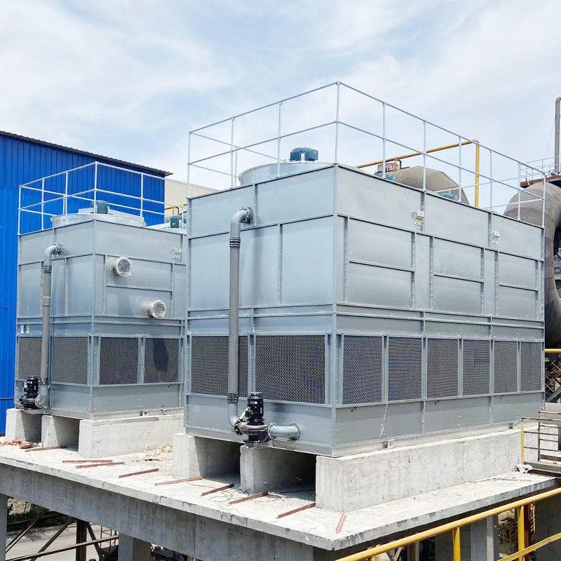 Heating Plant Closed Water Tower Water Cooled air Conditioning Cooling Tower 600 Cubic Thermal Chlorination Kettle Closed Cooler