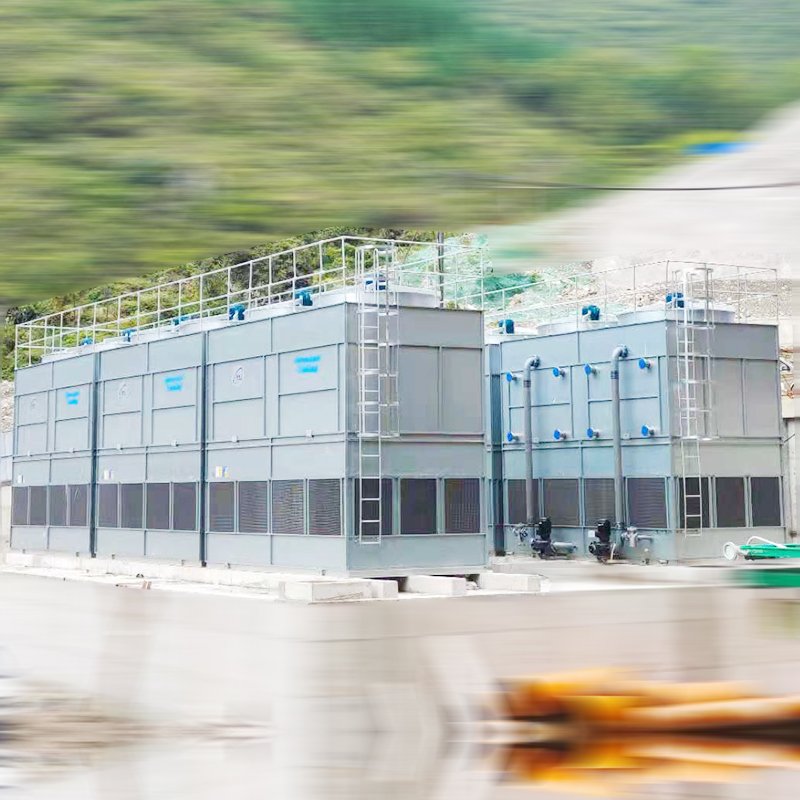 Heating Plant Closed Water Tower Water Cooled air Conditioning Cooling Tower 600 Cubic Thermal Chlorination Kettle Closed Cooler