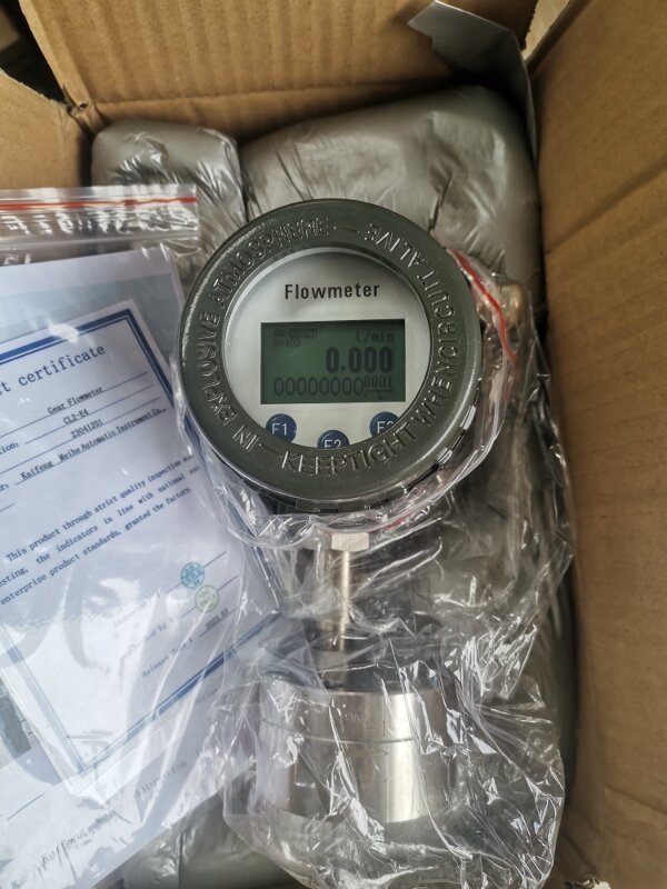 Best Price 30ml/h Low Flow Meter for Hydraulic Oil Micro Oval Gear Flow Meters