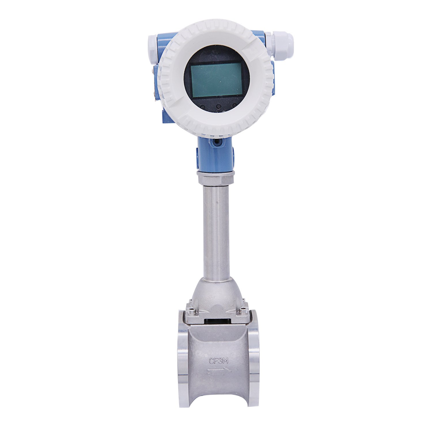 Steam Gas Water Alcohol 3 Inch Vortex Flow Meter DN80 150#