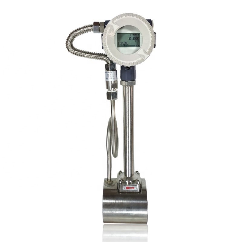 Factory Cheap Cost 24V Steam Gas Flowmeter Compressed Air Flow Meter Vortex Flow Meter Vortex Flowmeter
