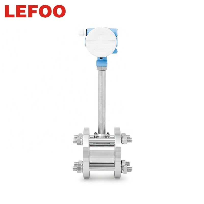 LEFOO Vortex Flowmeter with Digital Display Vortex Street Flow Meter Sensors DN15-1600 Steam Air Flow Measuring Tools