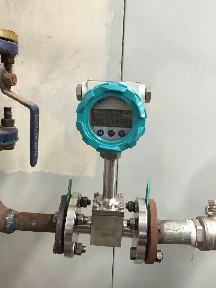 High Quality Gas Vortex Flow Meter DN65 50-500m3/h Flanged Type Integrated vortex Flowmeter