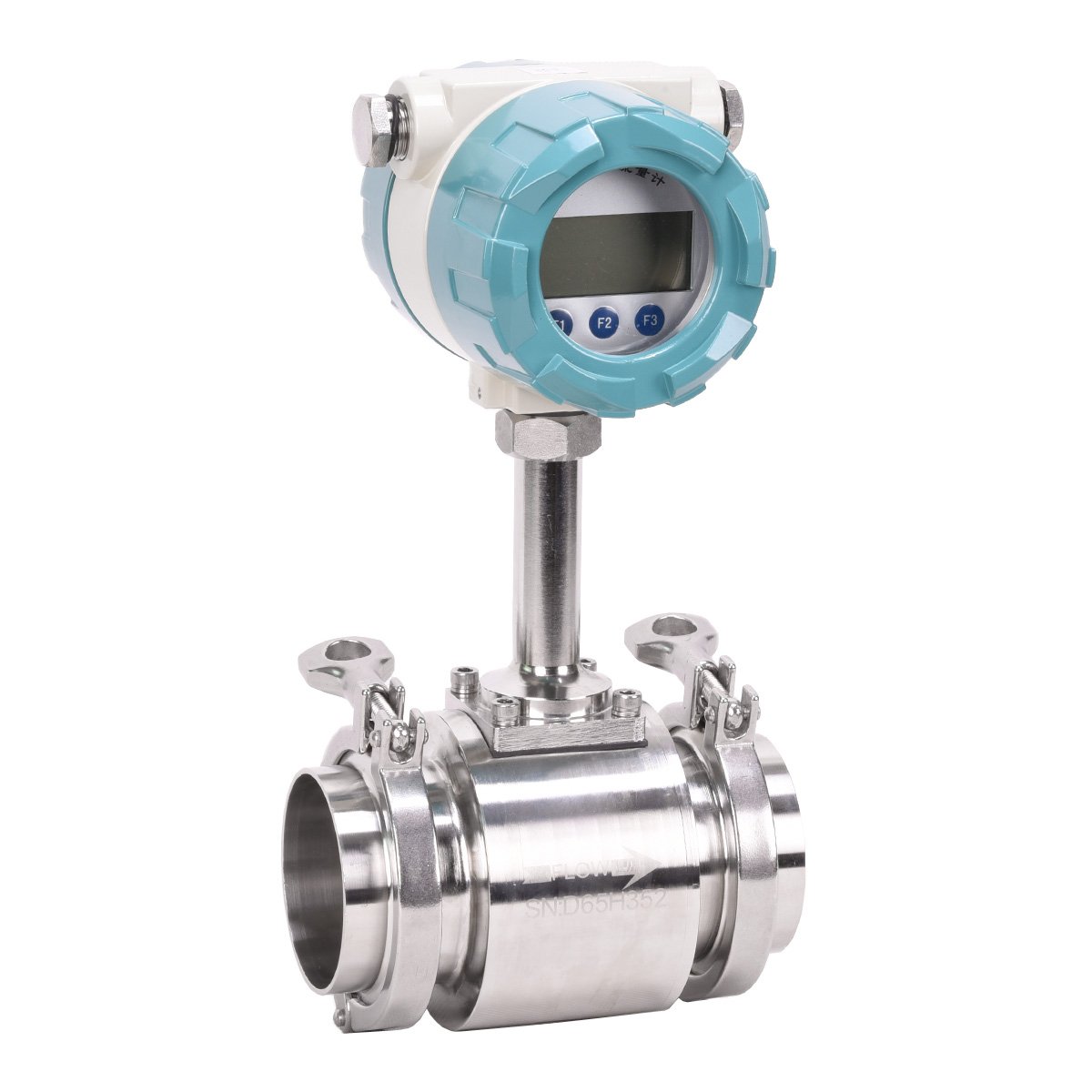 High Quality Gas Vortex Flow Meter DN65 50-500m3/h Flanged Type Integrated vortex Flowmeter