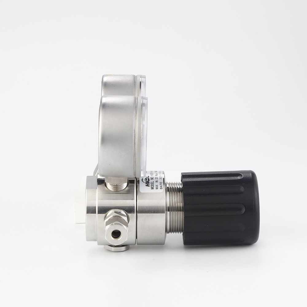 HC11 Single Stage Cylinder High Pressure Natural Gas Regulator for CNG and Nitrogen Quality Pressure Reducing Valve