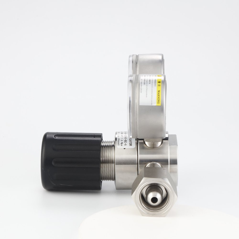 HC11 Single Stage Cylinder High Pressure Natural Gas Regulator for CNG and Nitrogen Quality Pressure Reducing Valve