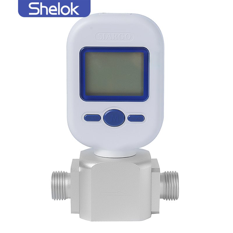 Shelok Mf5700 Portable Air Compressed Gas Hydrogen Micro Digital 4-20Ma Air Mass Flow Sensor Meter