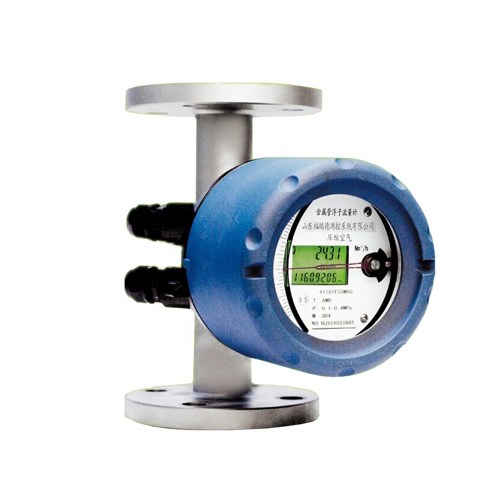 DN15-DN150 Industrial Water Air Gasses Oxygen Metal Tube Float Rotameter Flowmeter