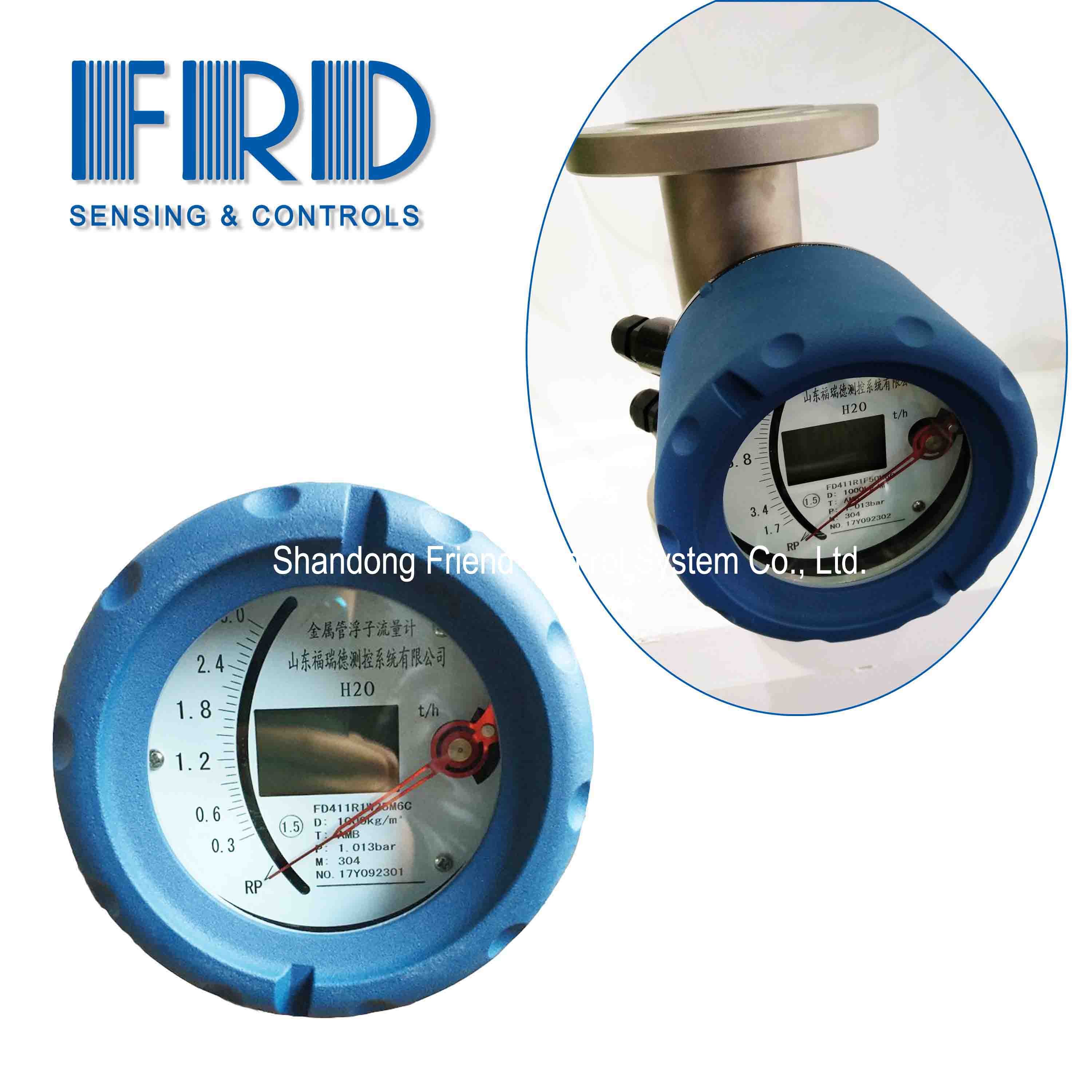 DN15-DN150 Industrial Water Air Gasses Oxygen Metal Tube Float Rotameter Flowmeter