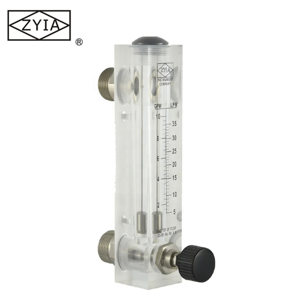 LZM-15ZT Hot Sales Panel Type Acrylic Water Flowmeter air Rotameter 1lpm