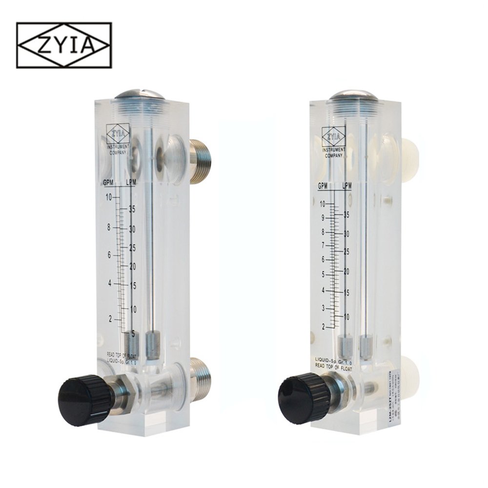 LZM-15ZT Hot Sales Panel Type Acrylic Water Flowmeter air Rotameter 1lpm