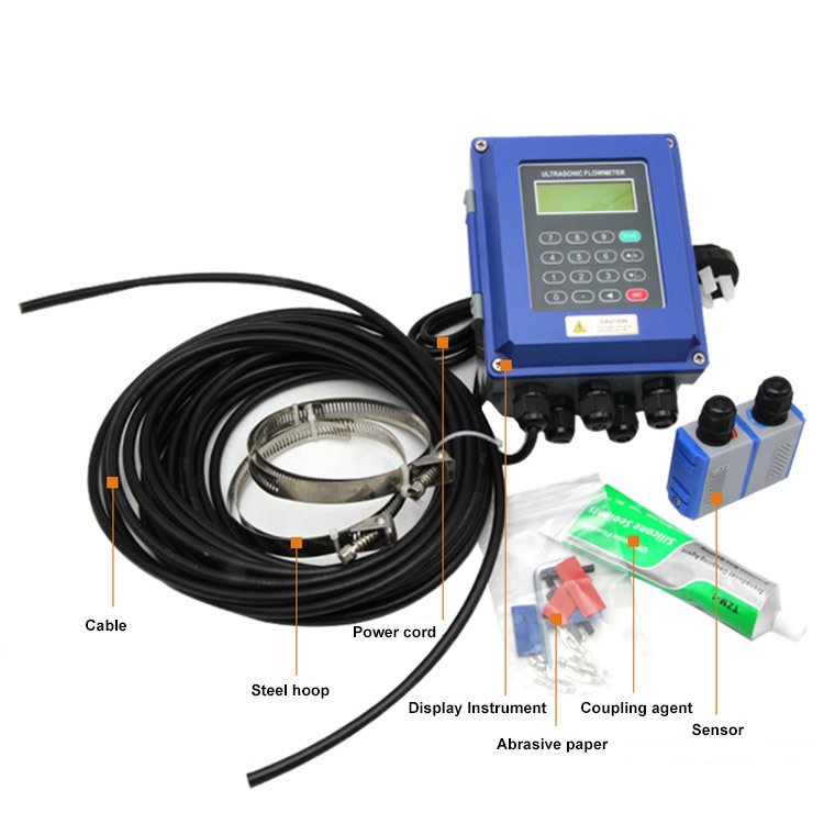 Portable Ultrasonic Flow Meter with Hand Held Clamp on Ultrasonic Flow Meter
