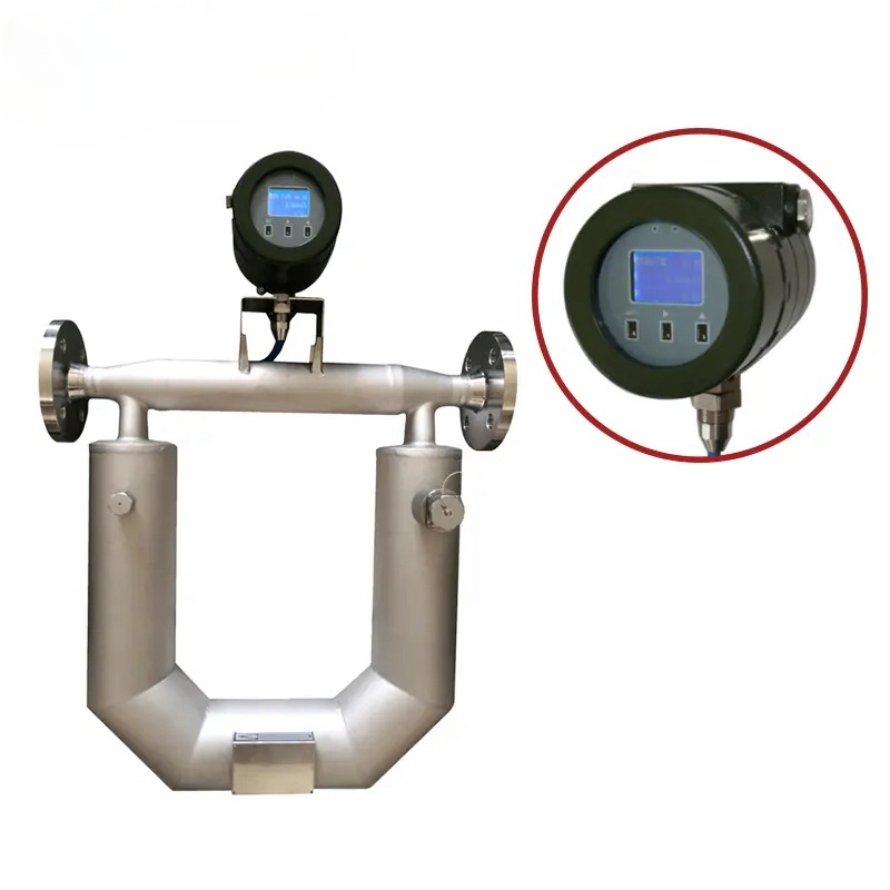 Micro Motion Coriolis Type Mass Flow Meter 1'' 3/4'' 6"frost Resistant Oled Dis Flowmeter Dn100 Dn 80 diesel Price