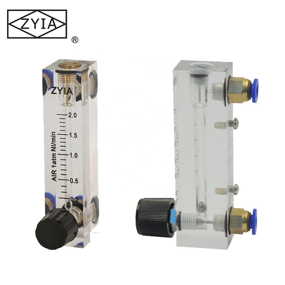 Hot Selling Industrial Mechanical Panel Mounted Acrylic Water Flow Meter Flow Control Rotameter