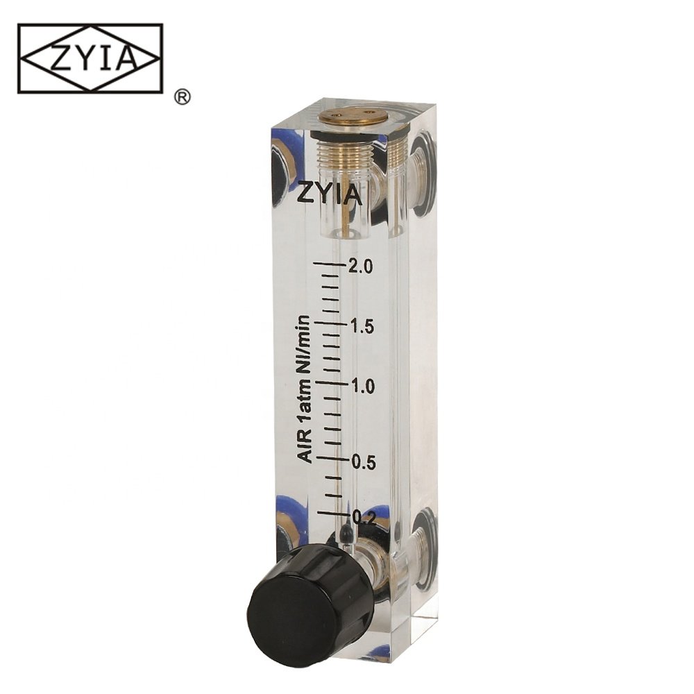 Hot Selling Industrial Mechanical Panel Mounted Acrylic Water Flow Meter Flow Control Rotameter