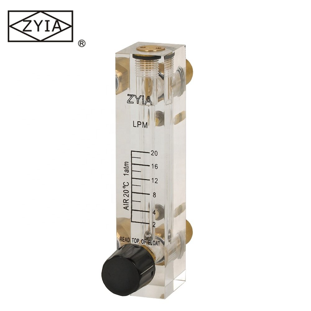 Hot Selling Industrial Mechanical Panel Mounted Acrylic Water Flow Meter Flow Control Rotameter