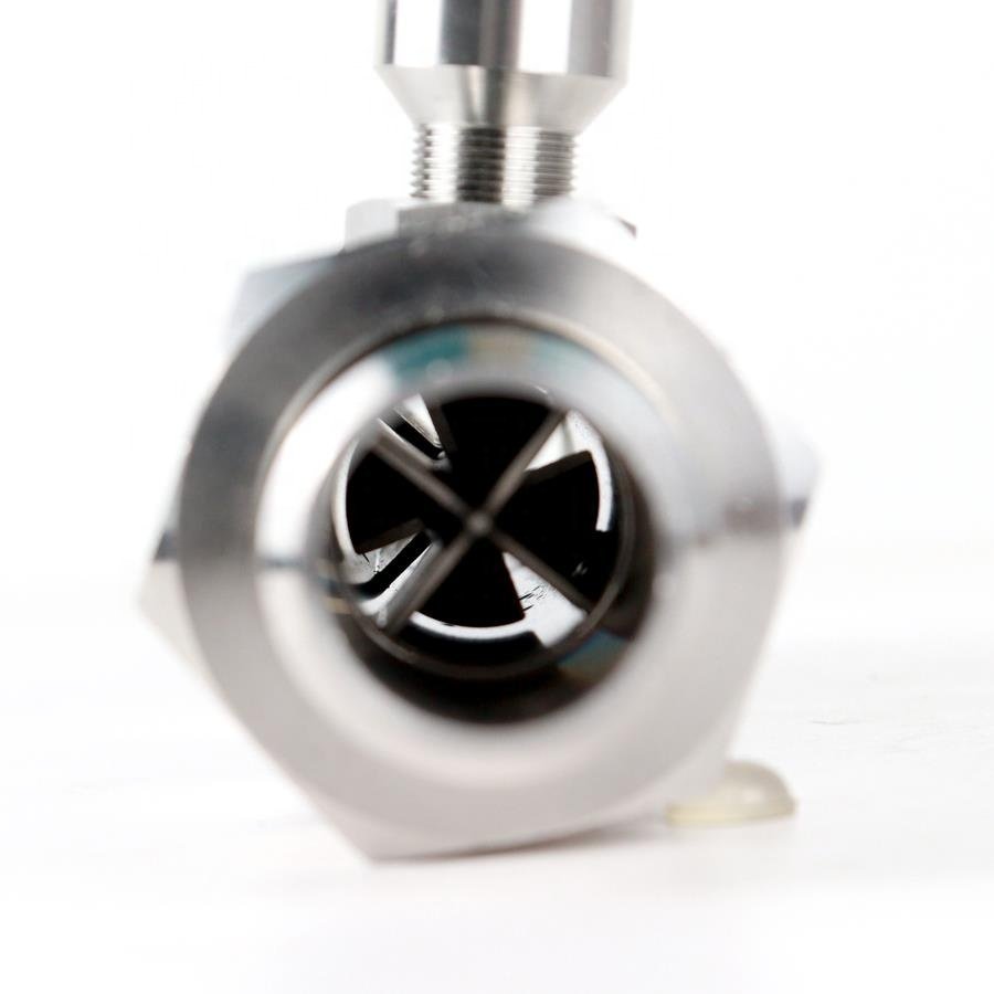 High Accuracy Certificate 6 Inches Oil Measuring Diesel Paddle Wheel Water Flowmeter Turbine Water Flow Meter