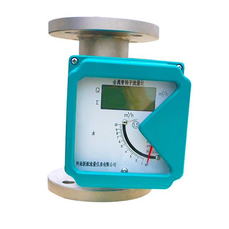 Metal Tube Flow Meter Variable Area Rotameter Float Flowmeter Digital Oxygen Medical Ammonia Measurement Device Flange 1 Years