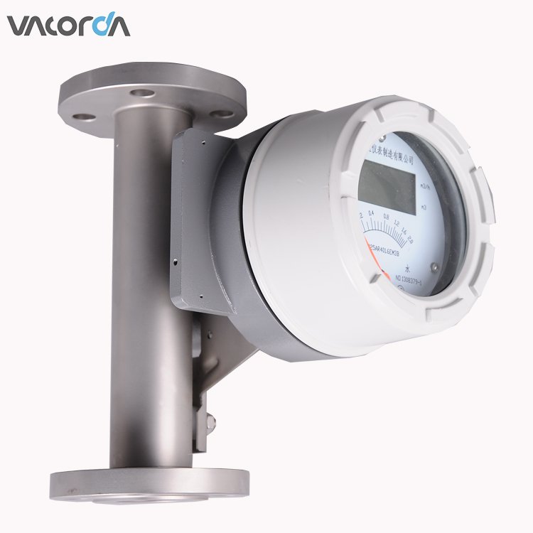 Metal Tube Rotor Flowmeter Float Flowmeter High Temperature 304 Nitrogen Air Water Gas Flow Meter