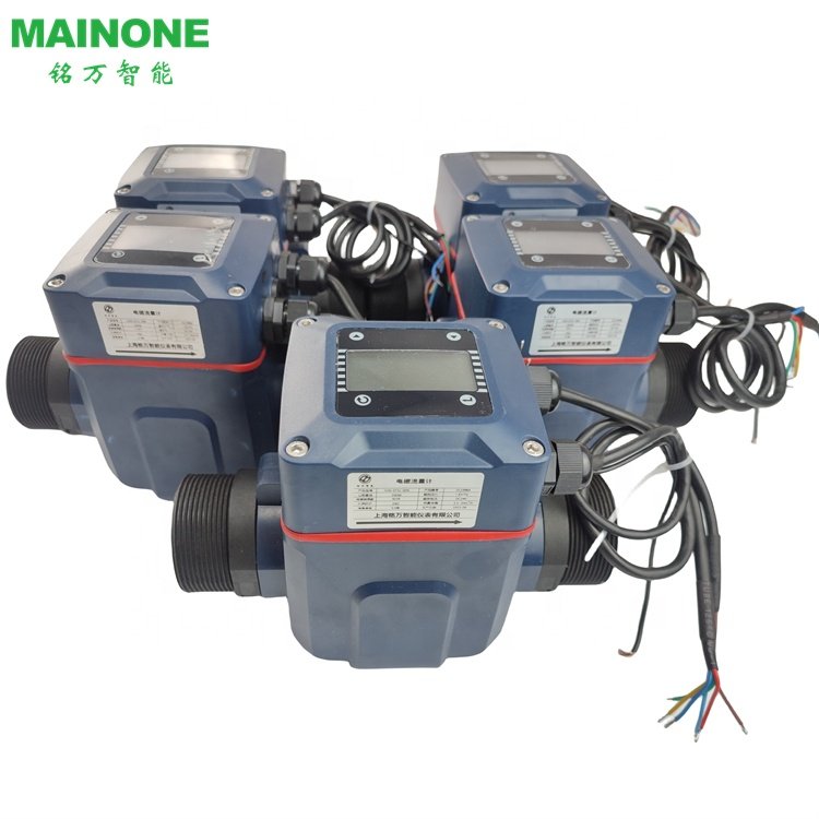 MAINONE High Accuracy Magnetic Flowmeter/electromagnetic Flow Meter/milk Flow Meter RS485/4-20mA Flow Meter 0.5%flow Meter