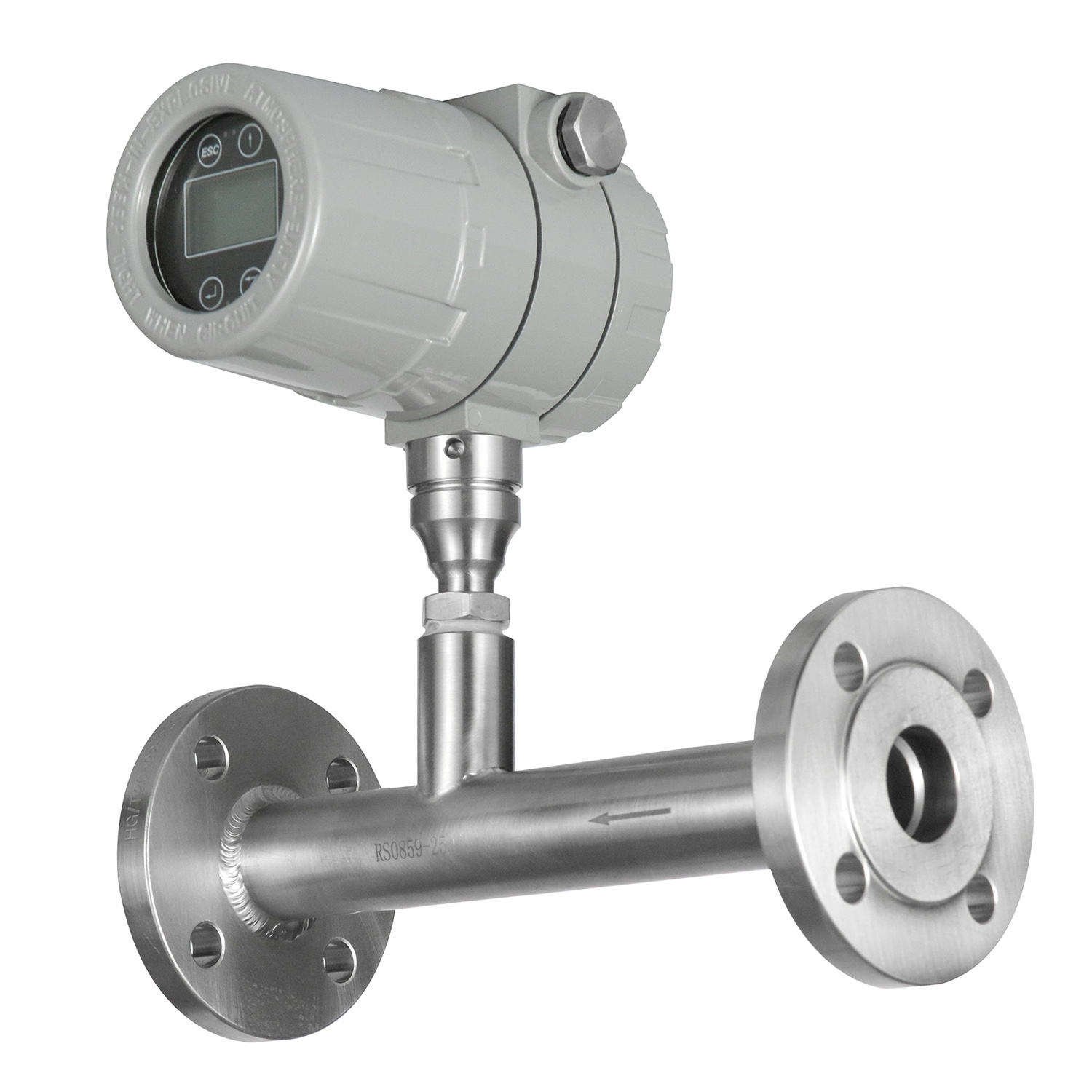 High Accuracy Air Flowmeter Easy Installation One Touch Coriolis Mass Magnetic Flowmeter