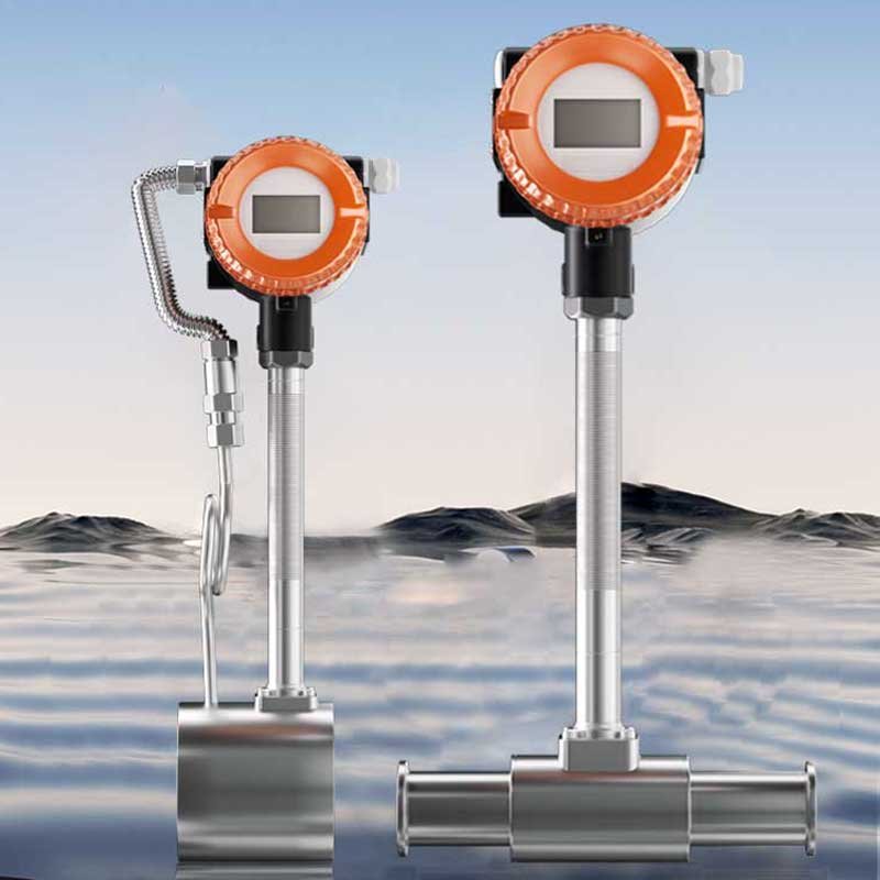Clamped on Digital Display Air Flowmeter Factory Price Vortex Flowmeter Steam Vortex Flow Sensor