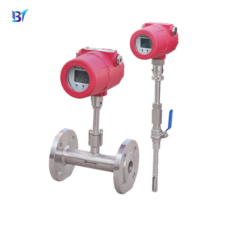 MODBUS Kaifeng Instrument Insertion Gas Air Flow Sensor High Temperature Thermal Mass Flow Meter